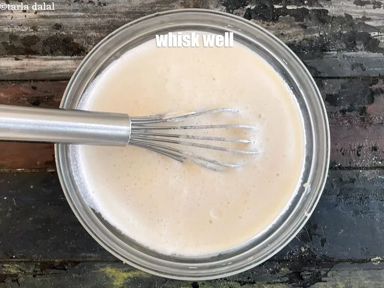 स्टेप 17 – अच्छी तरह फेंटें।