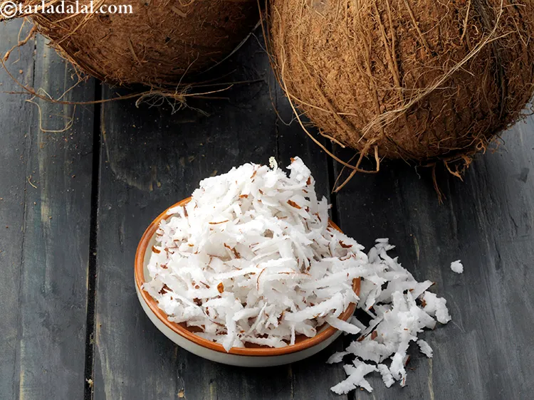 Step 24 – You can also add&nbsp;2 tbsp&nbsp;<a href="https://www.tarladalal.com/glossary-grated-coconut-852i">grated coconut</a>&nbsp;as garnish.