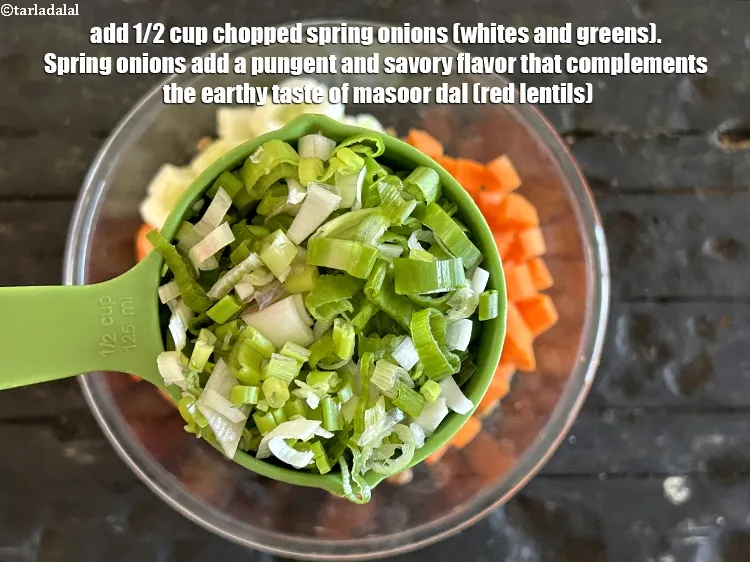 Step 24 – <html><head></head><body><p>Add&nbsp;1/2 cup&nbsp;<a href="glossary-chopped-spring-onions-1575i">chopped spring onions</a>&nbsp;(whites and greens).&nbsp;Spring onions add a pungent and savory flavor that …