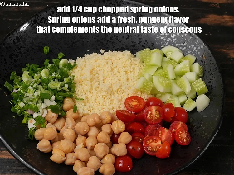 Step 17 – Add&nbsp;<meta charset="UTF-8" />1/4&nbsp;cup&nbsp;<a href="glossary-chopped-spring-onions-1575i">chopped spring onions</a>.&nbsp;<meta charset="UTF-8" />Spring onions add a fresh,&nbsp;pungent flavor that complements …