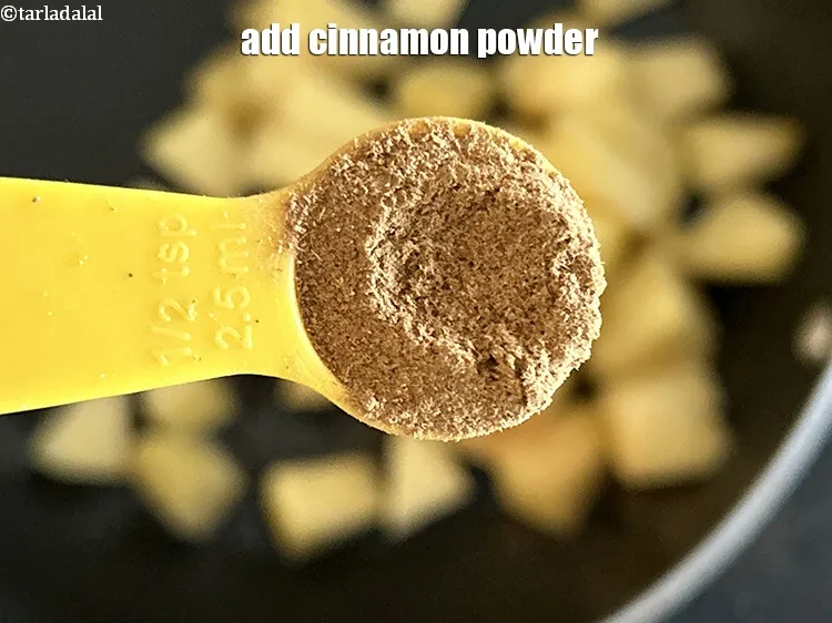 Step 17 – Add&nbsp;1/2 tsp cinnamon powder. &nbsp;