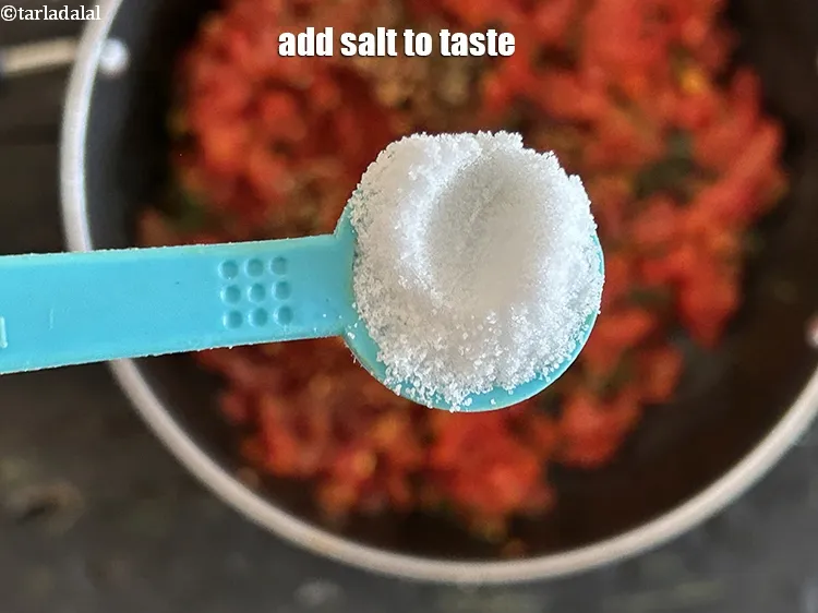 Step 17 – Add salt to taste.&nbsp;