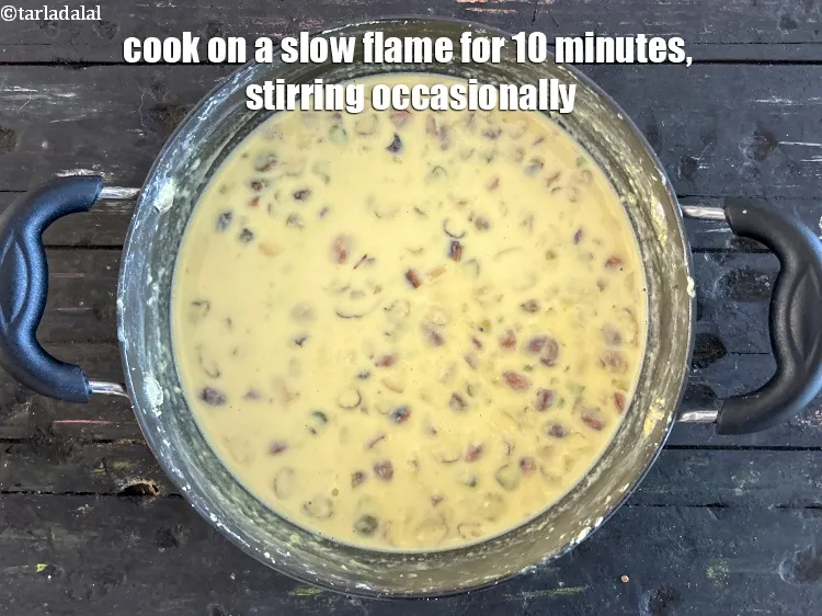 Step 17 – Cook on a slow flame for 10 minutes, stirring occasionally.&nbsp;You can even enhance the flavor …