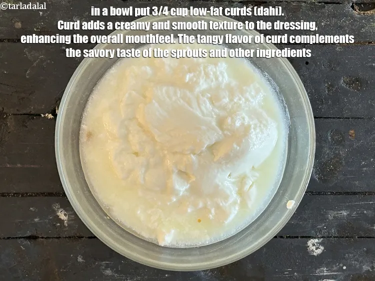 Step 43 – In a bowl put&nbsp;3/4 cup&nbsp;<a href="glossary-low-fat-curds-low-cal-dahi-low-calorie-curd-low-fat-yogurt-1107i">low-fat curds (dahi)</a>.&nbsp;Curd adds a creamy and smooth texture to …