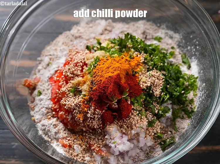 Step 17 – Add 1 tsp <a href="https://www.tarladalal.com/glossary-chilli-powder-red-chilli-powder-339i">chilli powder</a>.