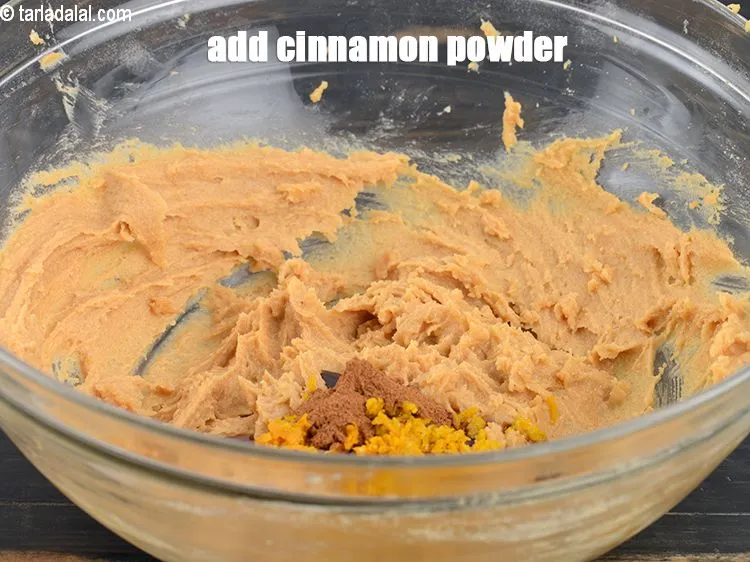 Step 18 – Add &frac14; tsp <a href="https://www.tarladalal.com/glossary-cinnamon-powder-dalchini-powder-850i">cinnamon (dalchini) powder</a>.