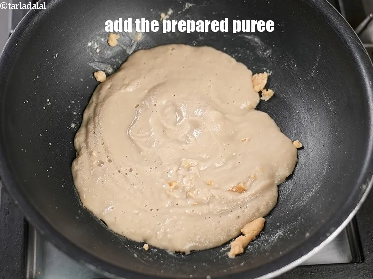 Step 19 – Add the prepared puree.