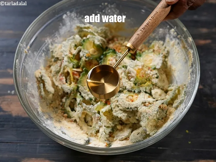 Step 17 – Add 2&frac12; tbsp of water.