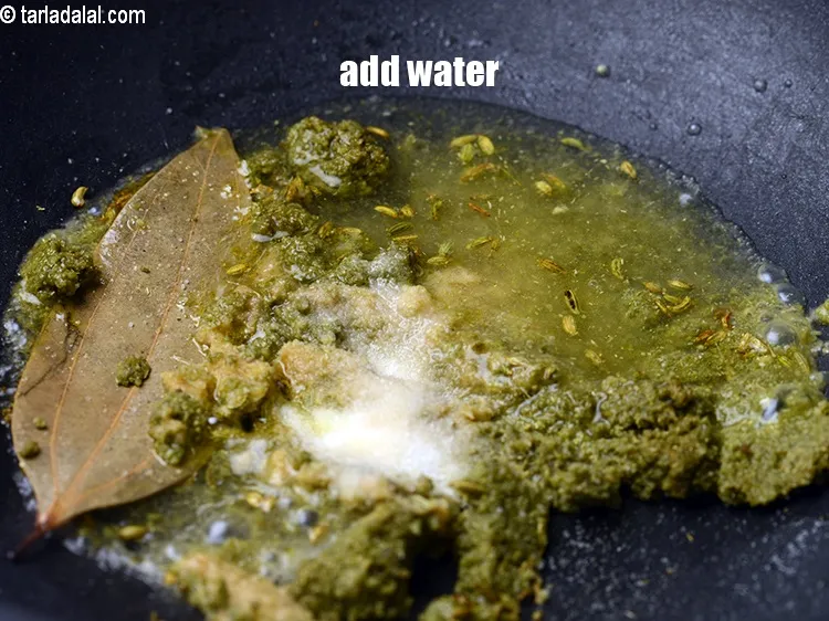 Step 16 – Add 2 tbsp of water.