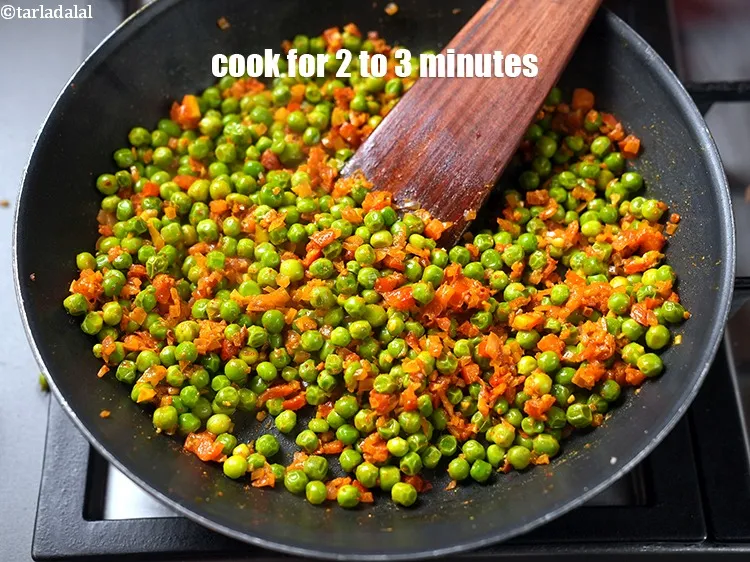 Step 17 – Mix well and cook on a medium flame for 2 to 3 minutes, while stirring …