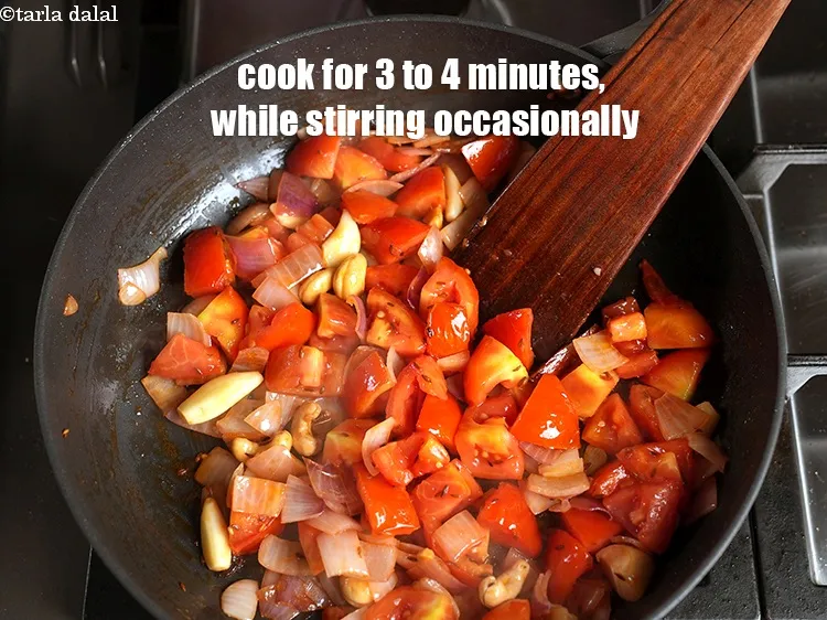Step 17 – Cook on medium flame for 3 to 4 minutes, while stirring occasionally.