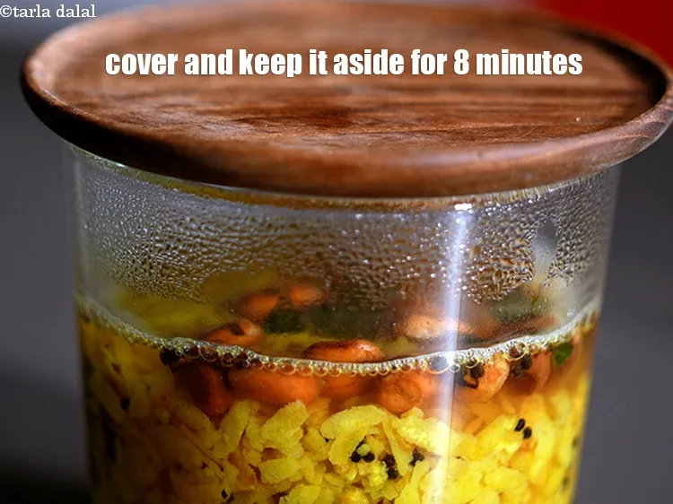 Step 17 – Keep it aside for 8 minutes.