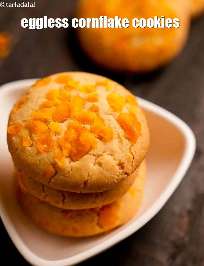 Step 17 – Serve or store the <strong>cornflake cookies recipe&nbsp;|&nbsp;eggless cornflake cookies&nbsp;|&nbsp;easy Indian cornflake cookies&nbsp;|&nbsp;crunchy Indian cornflake cookies&nbsp;|</strong> …