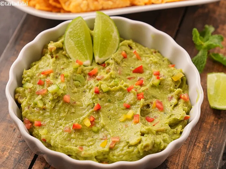 Step 17 – Creamy and flavorful <strong>Jain avocado dip</strong>, perfect for dipping veggies or chips, made with ripe …