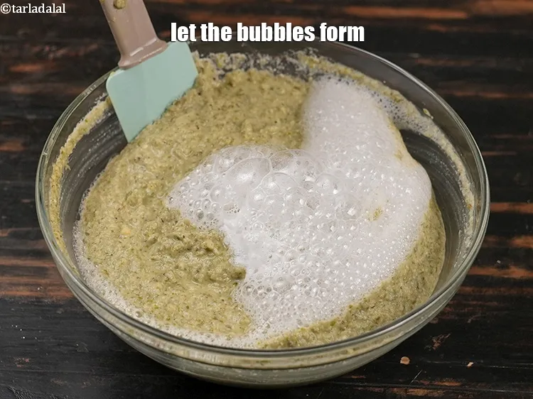 Step 25 – Let the bubbles form.