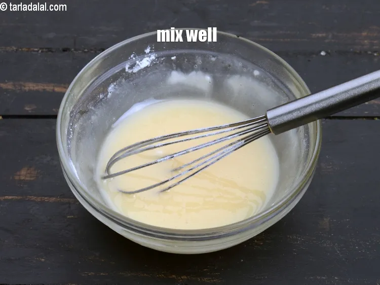 Step 18 – Mix well to make glaze.