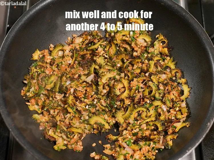 Step 17 – Mix well and cook on a medium flame for another 4 to 5 minutes, while …