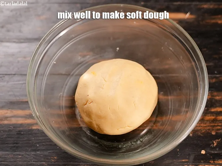 Step 17 – Mix well to make soft dough.