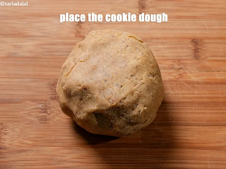 Step 17 – Place the cookie dough on a clean, flat surface.