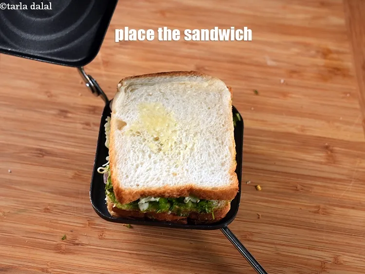 Step 17 – Place the sandwich.