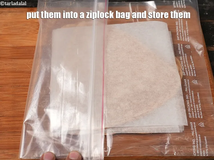 Step 20 – Put them into a ziplock bag and store them.