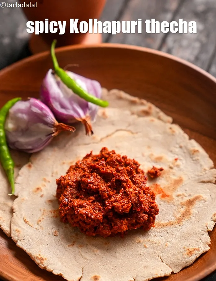 Step 17 – Use the red chilli thecha as required.