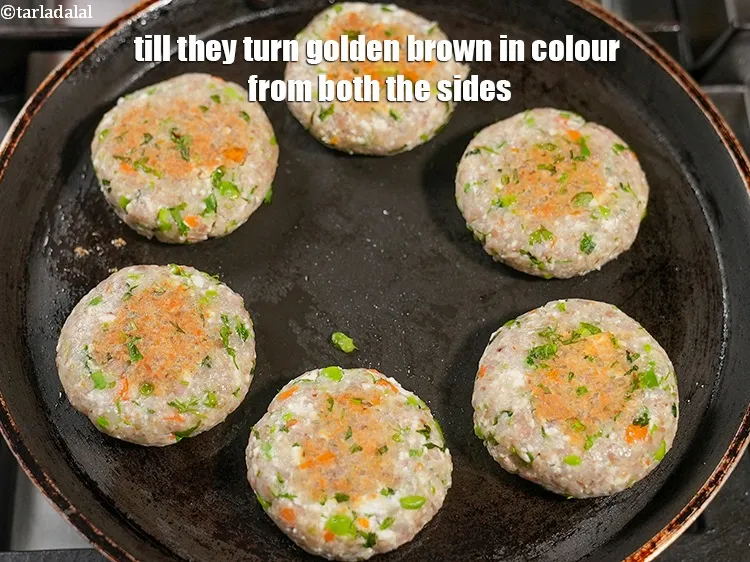 Step 16 – Till they turn golden brown in colour from both the sides.