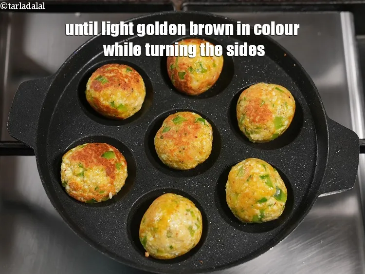 Step 17 – Until light golden brown in colour while turning the sides.