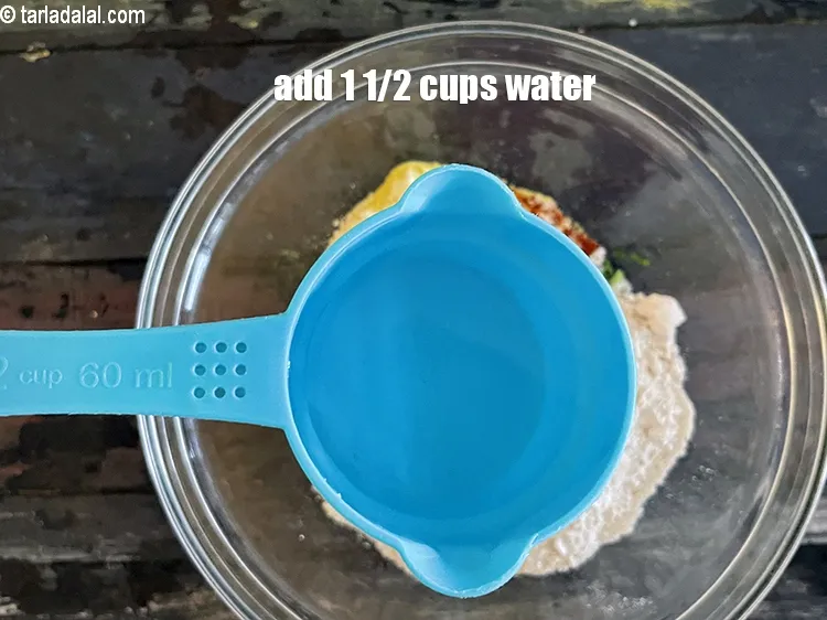 Step 16 – Add&nbsp;<meta charset="UTF-8" />approx. 1&frac12; cups of water.