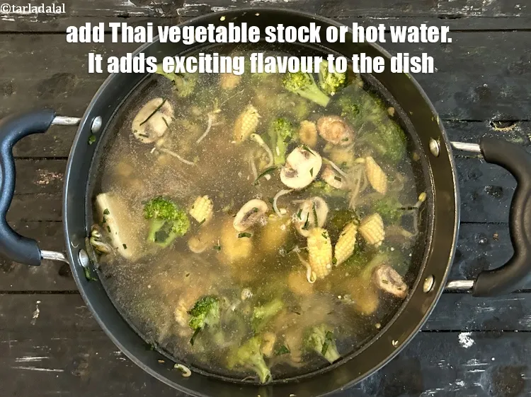 Step 32 – <meta charset="UTF-8" /> Add&nbsp;6 cups&nbsp;<a href="thai-vegetable-stock-421r">thai vegetable stock</a>.&nbsp;For better taste use&nbsp;<a href="thai-vegetable-stock-421r">thai vegetable stock</a>&nbsp;or if …