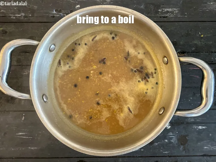 Step 27 – Bring to a boil.