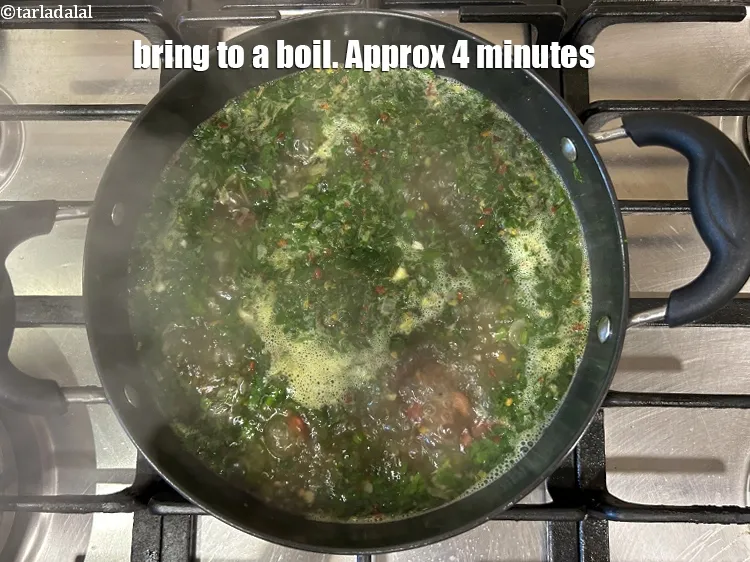 Step 26 – Bring it to boil (approx. 4 minutes).