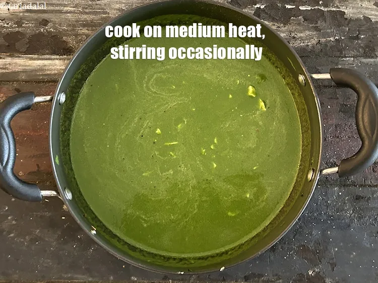 Step 18 – <p>Cook on a medium flame for 2 minutes, while stirring occasionally.</p>