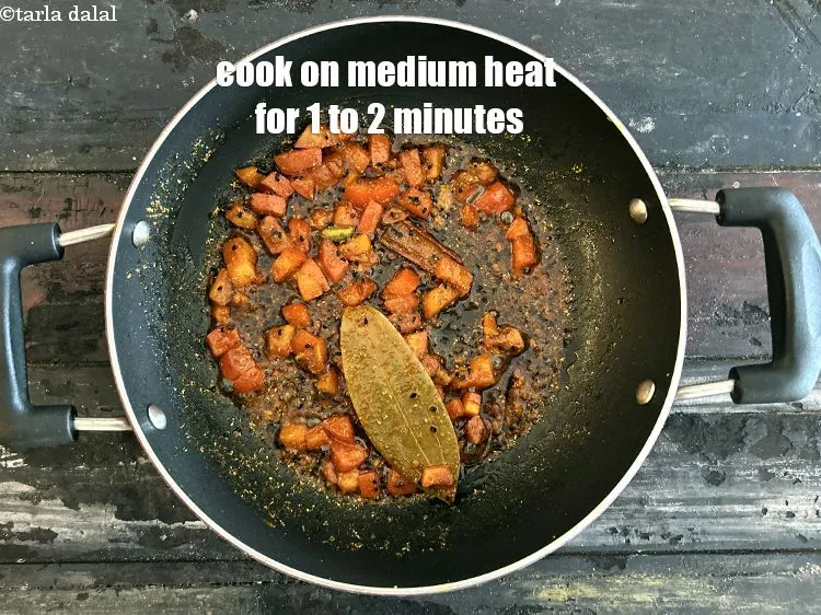 Step 17 – Cook on medium heat for 1 to 2 minutes.