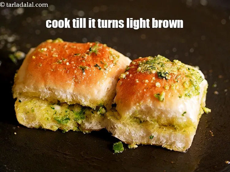 Step 17 – Cook on a medium flame till it turns light brown in colour from both the …