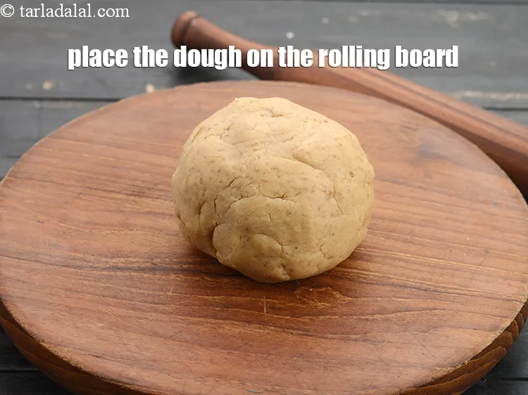 Step 17 – Place the dough on the rolling board.