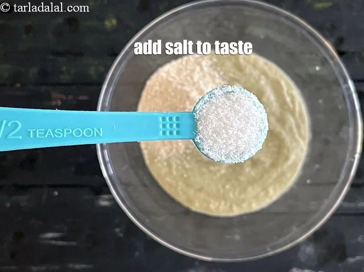 Step 17 – Add salt to taste. We added 1/2&nbsp;tsp salt.