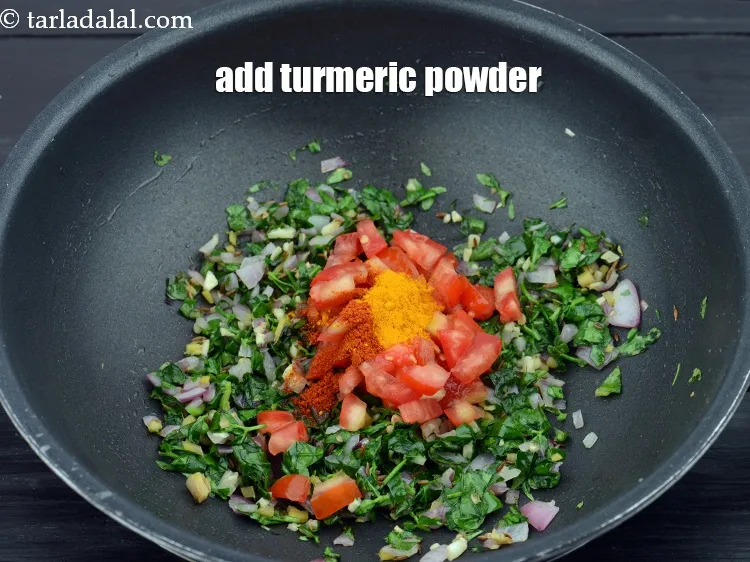 Step 17 – Add 1/4 tsp <a href="https://www.tarladalal.com/glossary-turmeric-powder-haldi-645i">turmeric powder (haldi)</a>