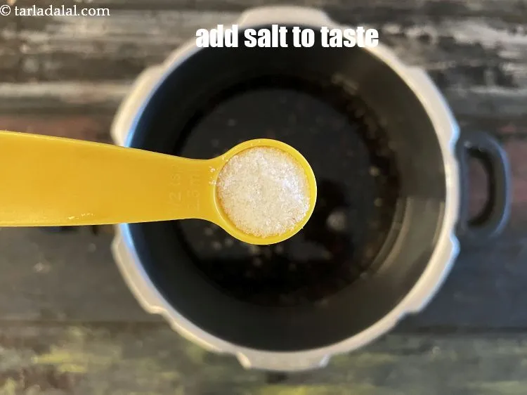Step 12 – Add salt to taste. We added 3/4&nbsp;tsp salt.