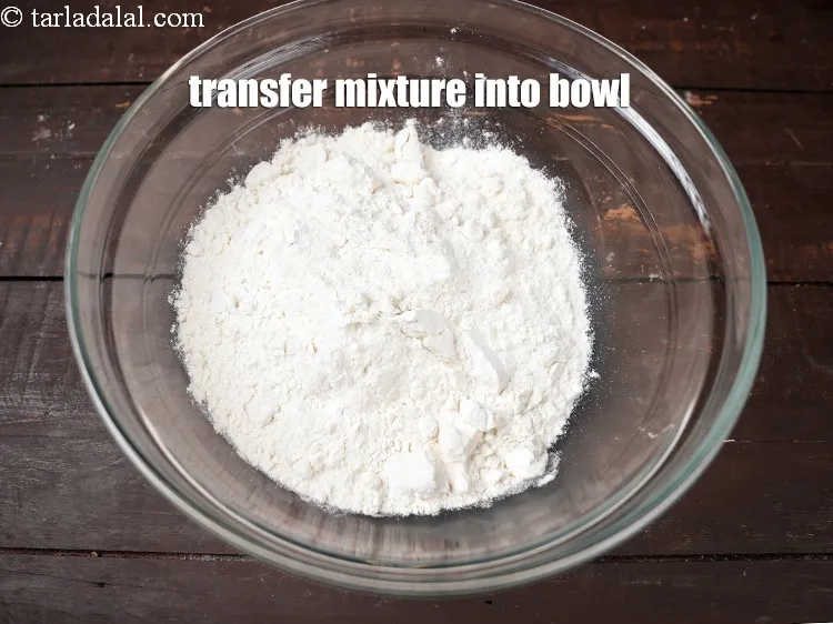 Step 18 – Transfer the mixture into a deep bowl.
