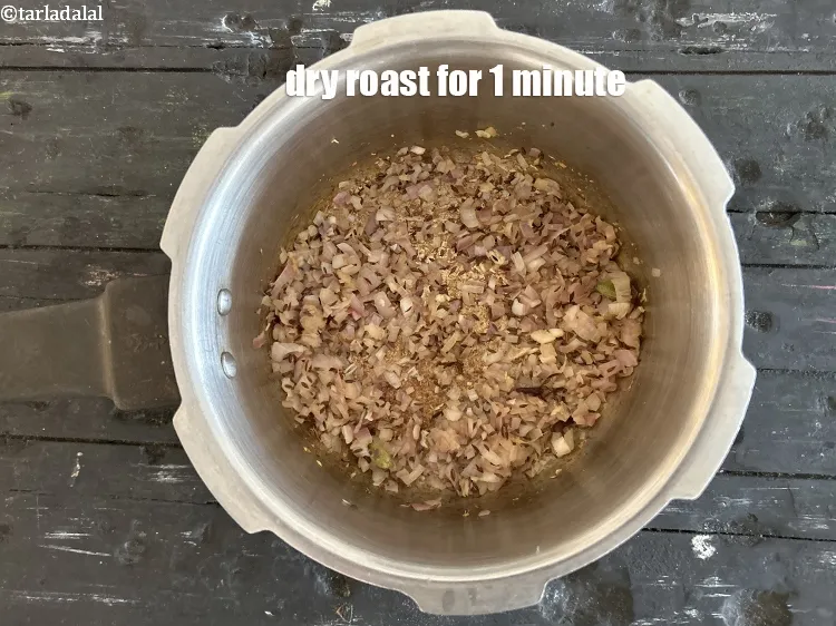 Step 19 – <p>Dry roast for <strong>1 minute.</strong></p>