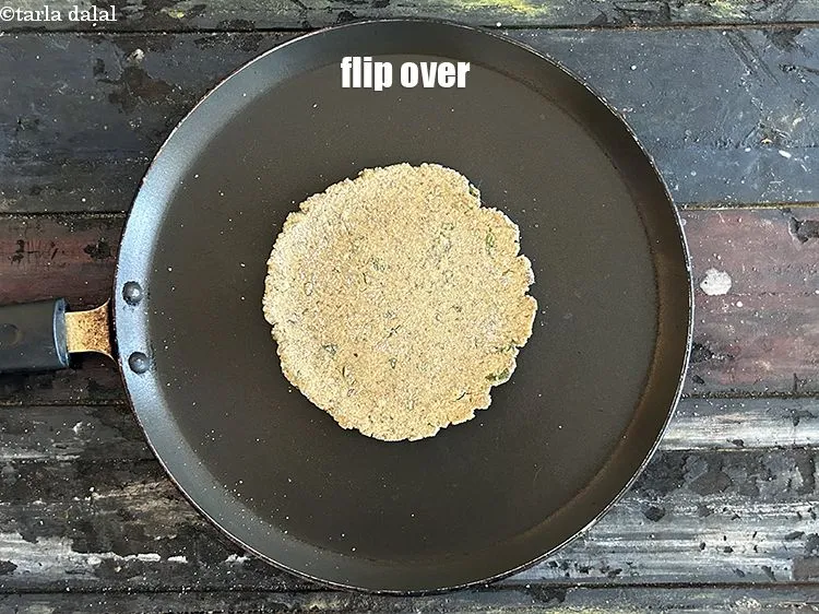 Step 18 – Flip over.