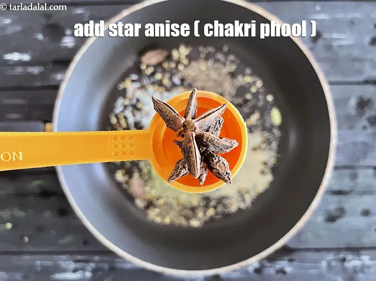 Step 17 – Add&nbsp;<meta charset="UTF-8" />2&nbsp;<a href="glossary-star-anise-chakri-phool-623i">star anise (chakri phool)</a>.
