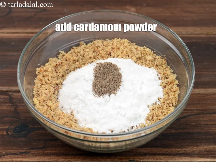 Step 19 – Add &frac12; tsp <a href="https://www.tarladalal.com/glossary-cardamom-powder-elaichi-powder-265i">cardamom (elaichi) powder</a>.