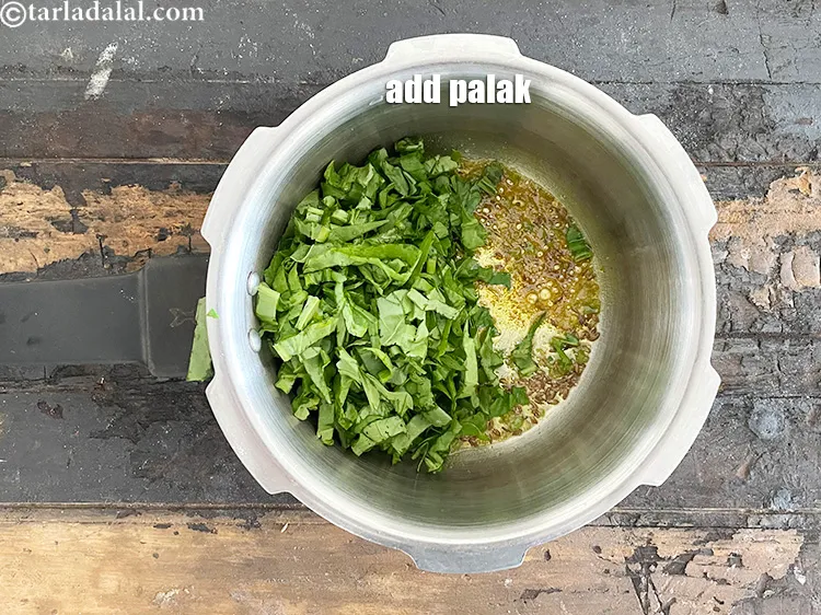 Step 25 – Add&nbsp;<meta charset="UTF-8" />1 cup&nbsp;<a href="glossary-chopped-spinach-780i">chopped spinach (palak)</a>. We suggest you also add &nbsp;<strong>add 1 cup …
