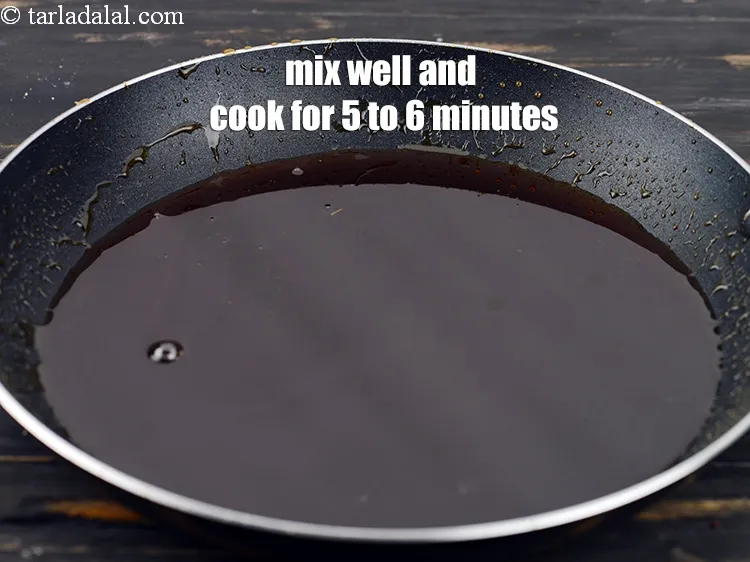 Step 17 – Mix well and cook on a medium flame for 5 to 6 minutes, while stirring …