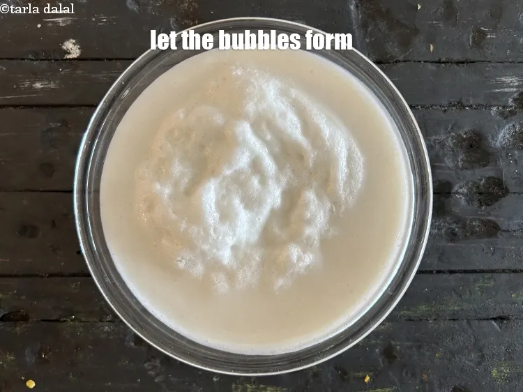 Step 17 – <meta charset="UTF-8" />Let the bubbles form with a white froth.&nbsp;&nbsp;
