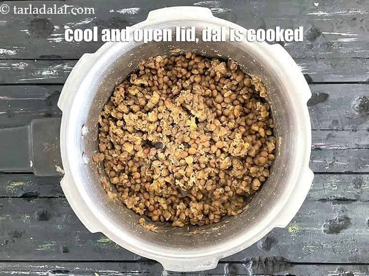 Step 25 – Allow the steam to escape before opening the lid. Keep aside.