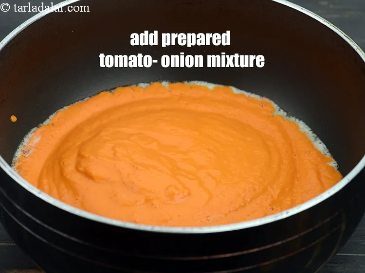 Step 19 – Add the prepared tomato- onion mixture.&nbsp;