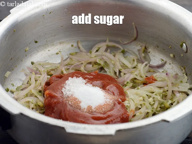 Step 20 – Add 1 tsp sugar.